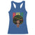 Proud Black African American Racerback Tank Top God Says I Am Black History Month Afro Girl