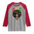 Proud Black African American Raglan Shirt God Says I Am Black History Month Afro Girl