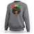Proud Black African American Sweatshirt God Says I Am Black History Month Afro Girl