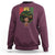 Proud Black African American Sweatshirt God Says I Am Black History Month Afro Girl