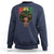 Proud Black African American Sweatshirt God Says I Am Black History Month Afro Girl