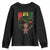 Proud Black African American Youth Sweatshirt God Says I Am Black History Month Afro Girl