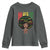 Proud Black African American Youth Sweatshirt God Says I Am Black History Month Afro Girl