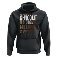 Funny Chocolit 100% Hoodie African American Melanin Black Pride