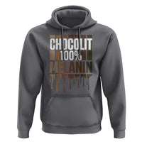 Funny Chocolit 100% Hoodie African American Melanin Black Pride