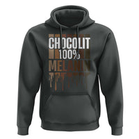 Funny Chocolit 100% Hoodie African American Melanin Black Pride