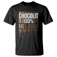 Funny Chocolit 100% T Shirt African American Melanin Black Pride