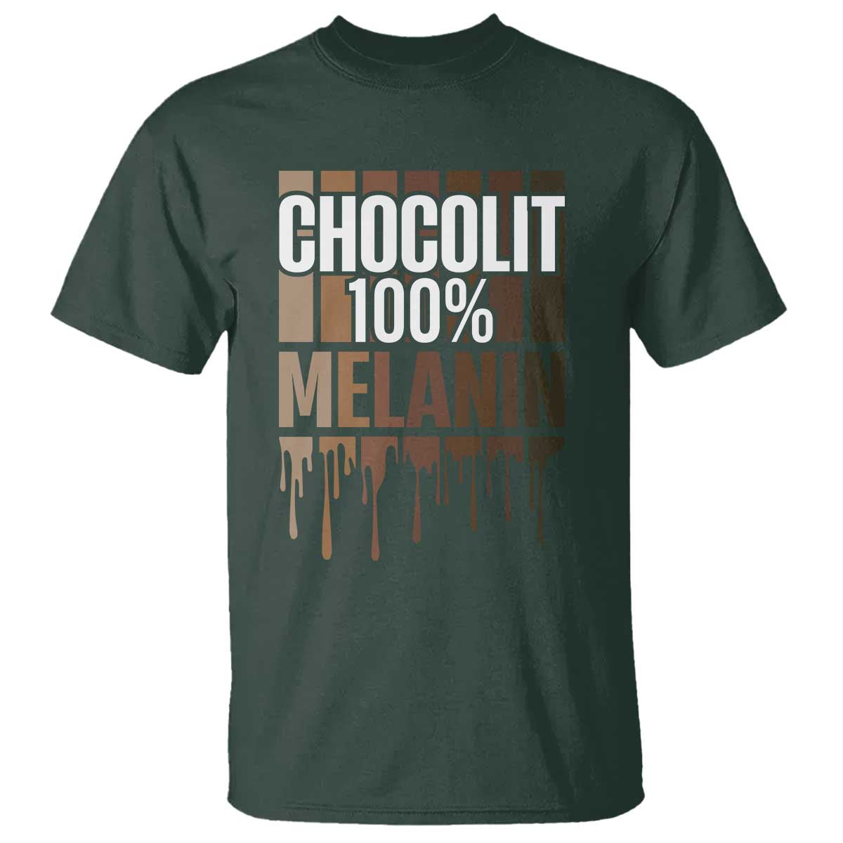 Funny Chocolit 100% T Shirt African American Melanin Black Pride
