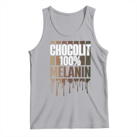 Funny Chocolit 100% Tank Top African American Melanin Black Pride