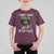 Proud Black African American T Shirt For Kid I Don't Have Attitude I've Got A Personality Glitter Print
