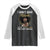 Proud Black African American Raglan Shirt I Don't Have Attitude I've Got A Personality Glitter Print
