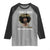 Proud Black African American Raglan Shirt I Don't Have Attitude I've Got A Personality Glitter Print
