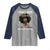 Proud Black African American Raglan Shirt I Don't Have Attitude I've Got A Personality Glitter Print