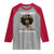 Proud Black African American Raglan Shirt I Don't Have Attitude I've Got A Personality Glitter Print