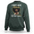 Proud Black African American Sweatshirt I Don't Have Attitude I've Got A Personality Glitter Print