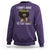 Proud Black African American Sweatshirt I Don't Have Attitude I've Got A Personality Glitter Print