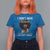 Proud Black African American T Shirt For Women I Don't Have Attitude I've Got A Personality Glitter Print