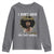 Proud Black African American Youth Sweatshirt I Don't Have Attitude I've Got A Personality Glitter Print