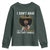 Proud Black African American Youth Sweatshirt I Don't Have Attitude I've Got A Personality Glitter Print