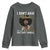 Proud Black African American Youth Sweatshirt I Don't Have Attitude I've Got A Personality Glitter Print