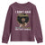 Proud Black African American Youth Sweatshirt I Don't Have Attitude I've Got A Personality Glitter Print