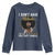 Proud Black African American Youth Sweatshirt I Don't Have Attitude I've Got A Personality Glitter Print