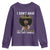 Proud Black African American Youth Sweatshirt I Don't Have Attitude I've Got A Personality Glitter Print