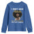 Proud Black African American Youth Sweatshirt I Don't Have Attitude I've Got A Personality Glitter Print