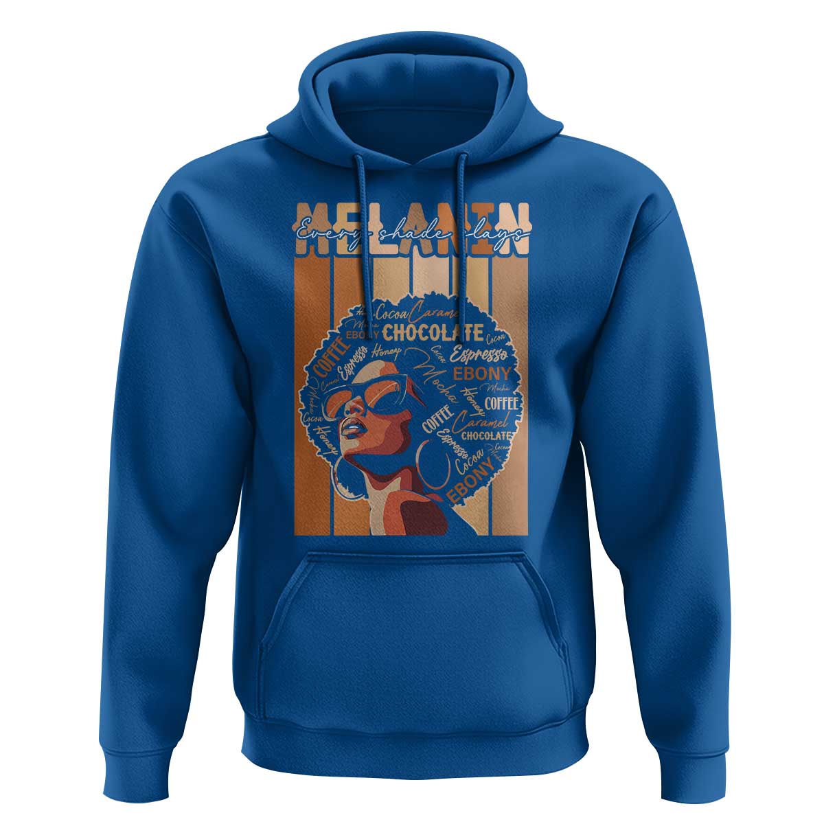 Melanin Every Shade Slays Hoodie Melanin Afro Queen African American Pride
