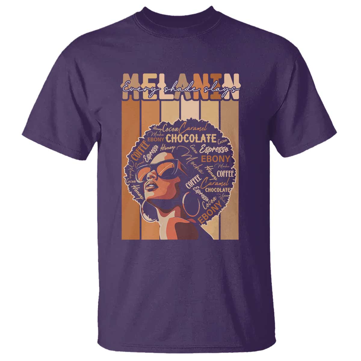 Melanin Every Shade Slays T Shirt Melanin Afro Queen African American Pride