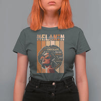 Melanin Every Shade Slays T Shirt For Women Melanin Afro Queen African American Pride