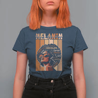 Melanin Every Shade Slays T Shirt For Women Melanin Afro Queen African American Pride