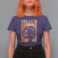 Melanin Every Shade Slays T Shirt For Women Melanin Afro Queen African American Pride