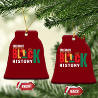 Celebrate Black History Ceramic Ornament African American History Africa Map
