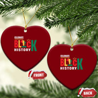 Celebrate Black History Ceramic Ornament African American History Africa Map