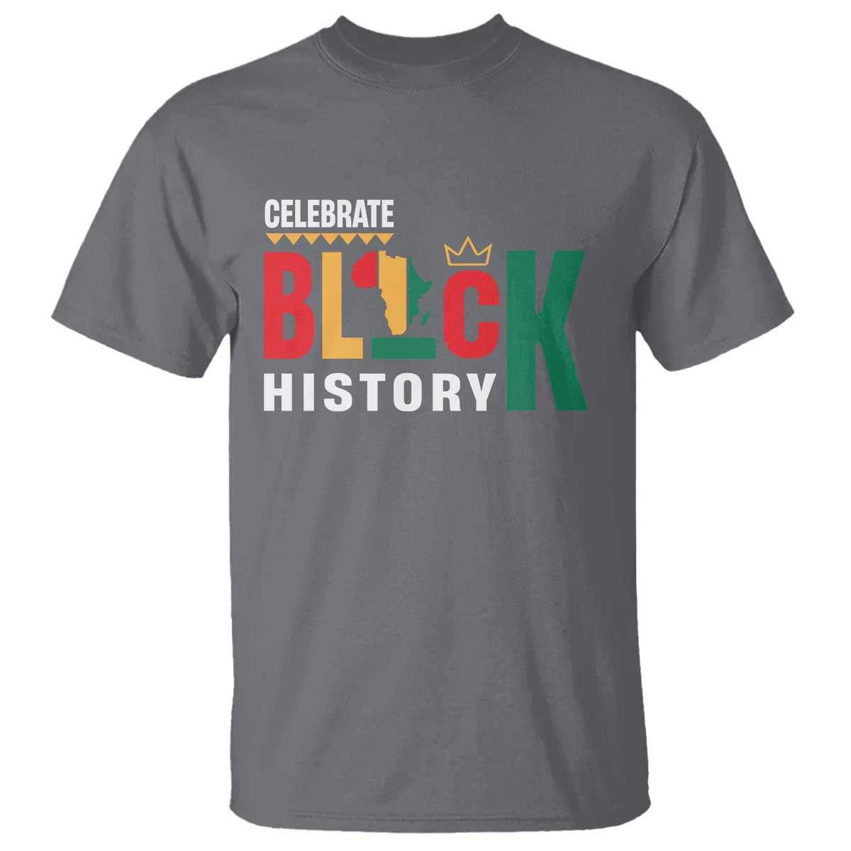 Celebrate Black History T Shirt African American History Africa Map
