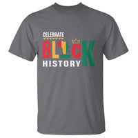 Celebrate Black History T Shirt African American History Africa Map