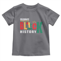 Celebrate Black History Toddler T Shirt African American History Africa Map