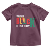 Celebrate Black History Toddler T Shirt African American History Africa Map