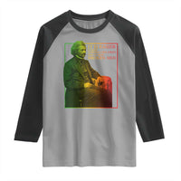 Frederick Douglass Raglan Shirt It Is Easier To Build Strong Children Than To Repair Broken Men