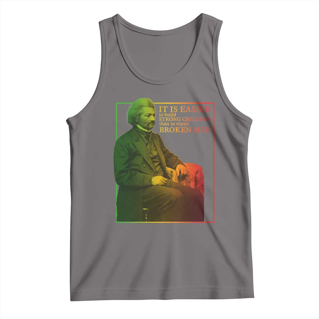 Frederick Douglass Tank Top It Is Easier To Build Strong Children Than To Repair Broken Men