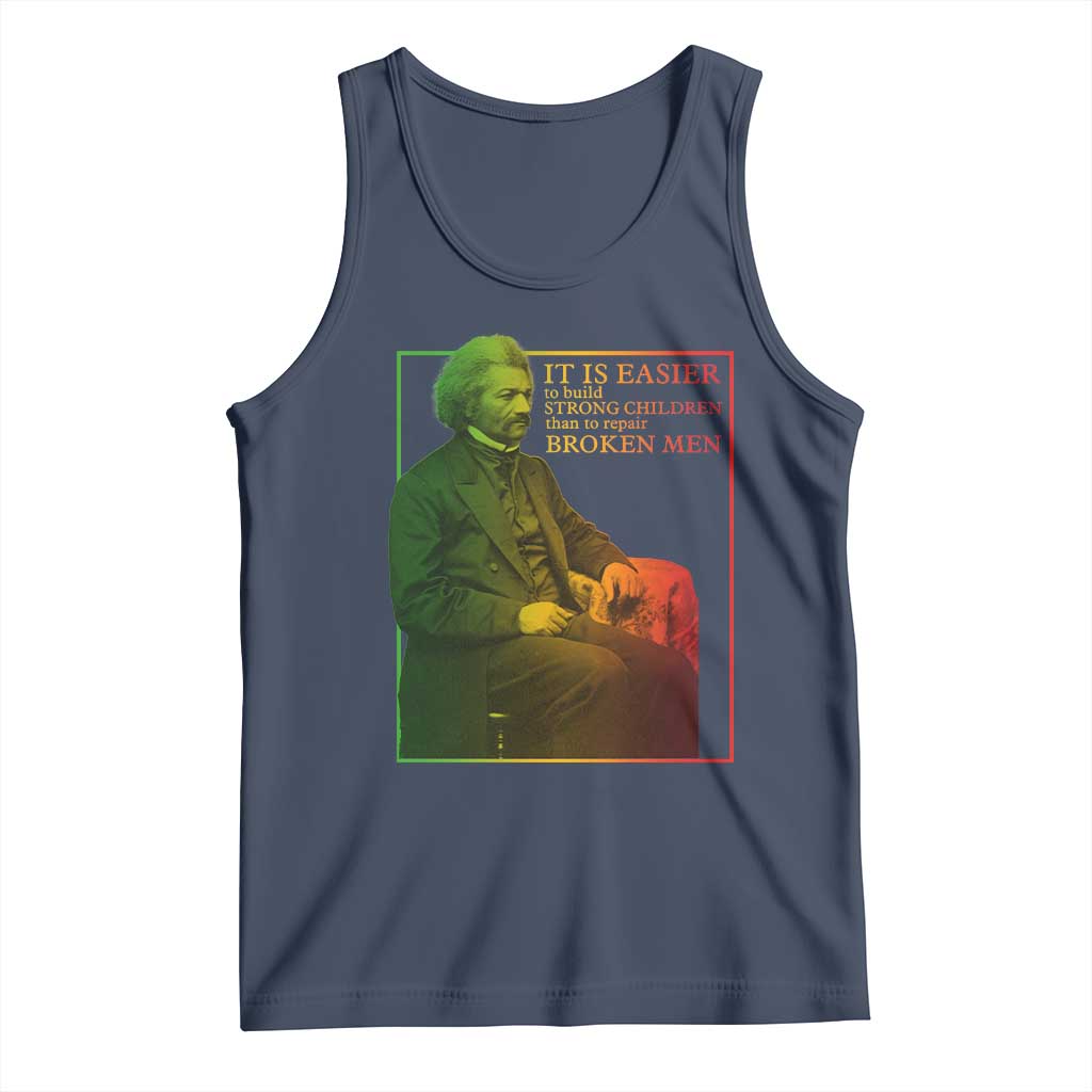Frederick Douglass Tank Top It Is Easier To Build Strong Children Than To Repair Broken Men