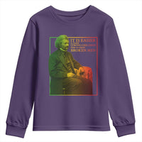 Frederick Douglass Youth Sweatshirt It Is Easier To Build Strong Children Than To Repair Broken Men