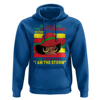 Proud Black African American Hoodie They Whispered To Her You Can't Withstand The Storm Black History Month