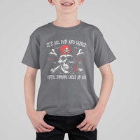 Funny Pirate T Shirt For Kid Its All Fun And Games Until Someone Loses An Eye - Wonder Print Shop