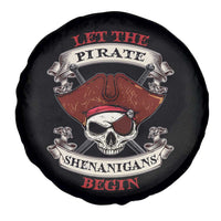 Let The Pirate Shenanigans Begin Spare Tire Cover Funny Crossbones Freebooter - Wonder Print Shop