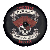 Let The Pirate Shenanigans Begin Spare Tire Cover Funny Crossbones Freebooter - Wonder Print Shop