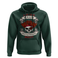 Let The Pirate Shenanigans Begin Hoodie Funny Crossbones Freebooter - Wonder Print Shop