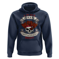 Let The Pirate Shenanigans Begin Hoodie Funny Crossbones Freebooter - Wonder Print Shop