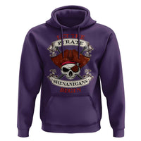 Let The Pirate Shenanigans Begin Hoodie Funny Crossbones Freebooter - Wonder Print Shop